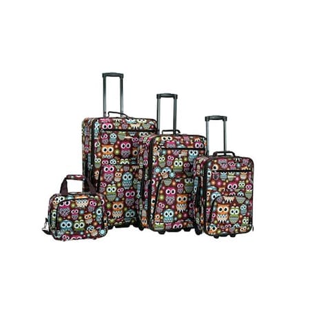 Rockland Luggage Set - Owl 4 Pieces F125-OWL